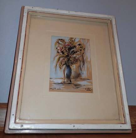 KVĚTINY VE VÁZE - SLABÝ KAREŠ KAREL