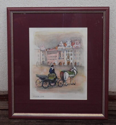 PRAHA KOČÁR NA STAROMĚSTSKÉM NÁMĚSTÍ - SVOBODA KAREL