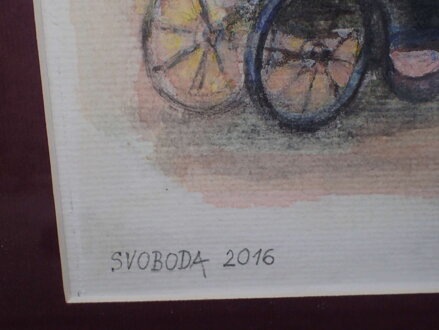 PRAHA KOČÁR NA STAROMĚSTSKÉM NÁMĚSTÍ - SVOBODA KAREL