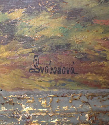 KOŇSKÝ POVOZ U LESA - SVOBODOVÁ
