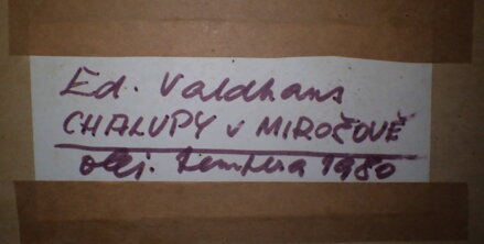 CHALUPY V MIROŠOVĚ - VALDHANS EDUARD