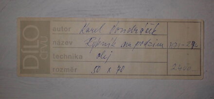 RYBNÍK NA PODZIM - VONDRÁČEK KAREL