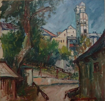 CHRUDIM HVĚZDÁRNA, MYDLÁŘOVSKÝ DŮM - BARVA VLADIMÍR J.
