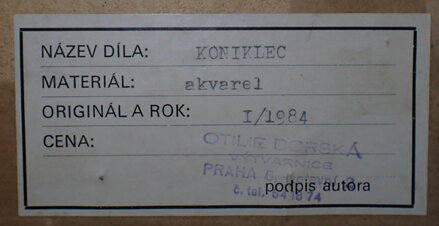 KONIKLEC - BORSKÁ OTILIE