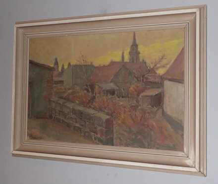 POHLED NA MĚSTO NYMBURK - BRAUNSTEIN BOHUMIL