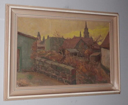 POHLED NA MĚSTO NYMBURK - BRAUNSTEIN BOHUMIL