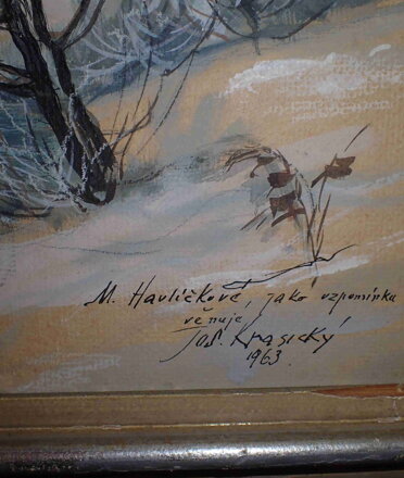 ZIMA U ŘEKY - KRASICKÝ JOSEF