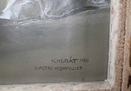FIGURÁLNÍ KOMPOZICE SE SLUŽKOU A MUŠKETÝRY - KUBÁT