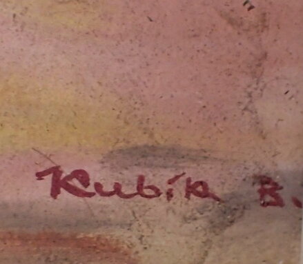 RŮŽE VE VÁZE - KUBÍK BOHUSLAV