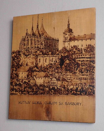 KUTNÁ HORA CHRÁM SV. BARBORY INTARZIE - NEZNÁMÝ AUTOR