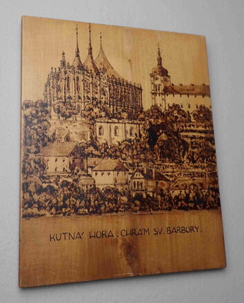 KUTNÁ HORA CHRÁM SV. BARBORY INTARZIE - NEZNÁMÝ AUTOR