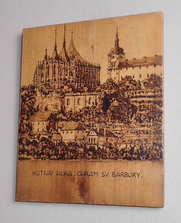 KUTNÁ HORA CHRÁM SV. BARBORY INTARZIE - NEZNÁMÝ AUTOR