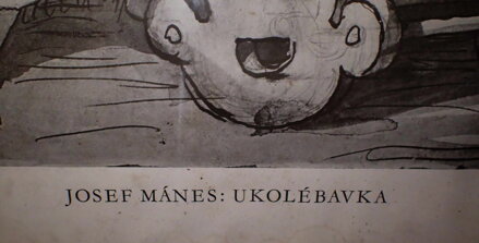 UKOLÉBAVKA - MÁNES JOSEF - REPRODUKCE
