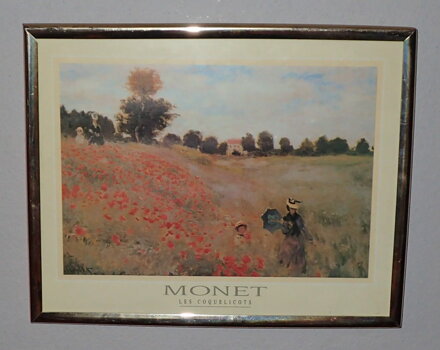 VLČÍ MÁKY - REPRODUKCE - MONET CLAUDE OSCAR