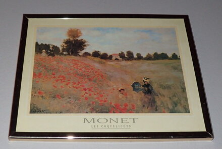VLČÍ MÁKY - REPRODUKCE - MONET CLAUDE OSCAR