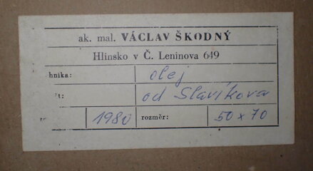 OD SLAVÍKOVA - ŠKODNÝ VÁCLAV