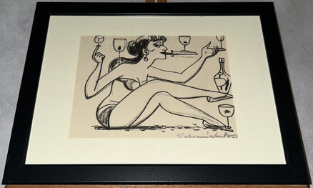 SEXY ŽENA ŽONGLUJÍCÍ S NOŽEM A VÍNEM - ŠTEMBERA OTAKAR SEXY ŽENA ŽONGLUJÍCÍ S NOŽEM A VÍNEM - ŠTEMBERA OTAKAR