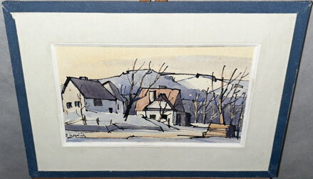 VES V ZIMĚ - KOPÁČEK PAVEL