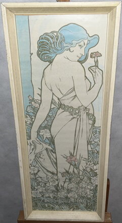 CARNATION 2 - REPRODUKCE - MUCHA ALFONS MARIA