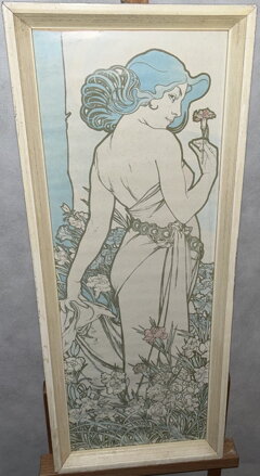 CARNATION 2 - REPRODUKCE - MUCHA ALFONS MARIA