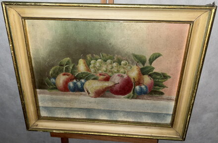 ZÁTIŠÍ S OVOCEM - NEZNÁMÝ AUTOR