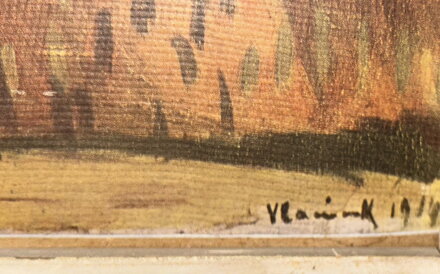 KRAJINA S TOPOLY - VLAMINCK DE MAURICE - REPRODUKCE