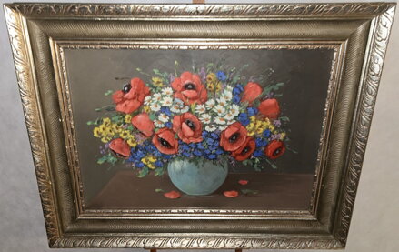 VLČÍ MÁKY VE VÁZE - STEIN VÁCLAV