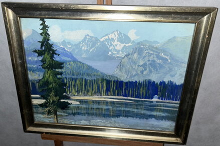 JEZERO POD HORAMI - NEZNÁMÝ AUTOR