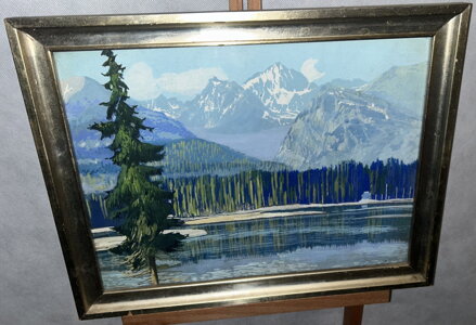 JEZERO POD HORAMI - NEZNÁMÝ AUTOR