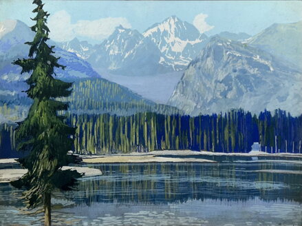 JEZERO POD HORAMI - NEZNÁMÝ AUTOR