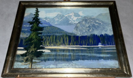 JEZERO POD HORAMI - NEZNÁMÝ AUTOR