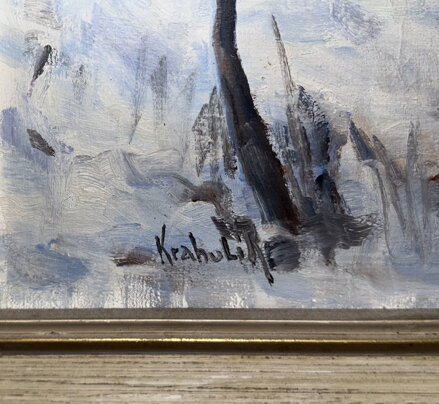 ZIMA V JIZERSKÝCH HORÁCH - KRAHULÍK EVANGELISTA JAN