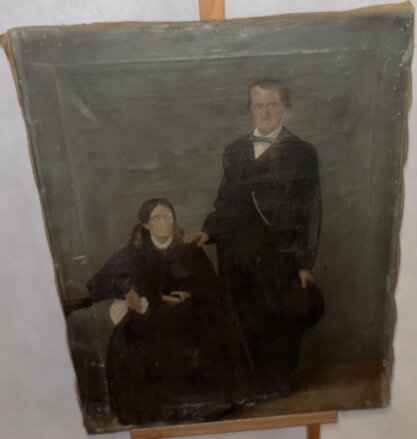 DVOJPORTRÉT MANŽELSKÉHO PÁRU - REPRODUKCE