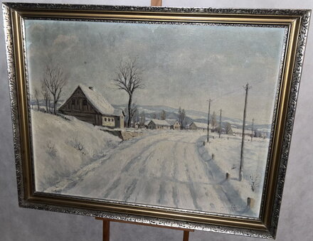 CESTA ZASNĚŽENOU VESNICÍ - URBÁNEK KAREL