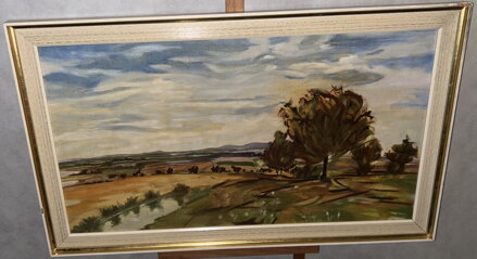 PODZIMNÍ KRAJINA - NEZNÁMÝ AUTOR