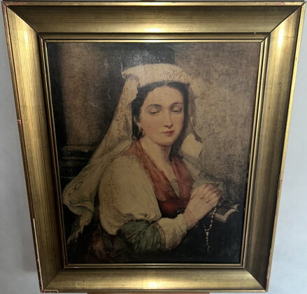 NEAPOLSKÁ DÍVKA - REPRODUKCE - KOSTIC ALEKSANDAR