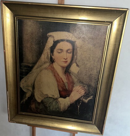 NEAPOLSKÁ DÍVKA - REPRODUKCE - KOSTIC ALEKSANDAR