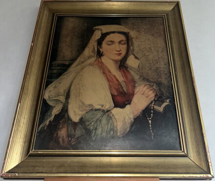 NEAPOLSKÁ DÍVKA - REPRODUKCE - KOSTIC ALEKSANDAR