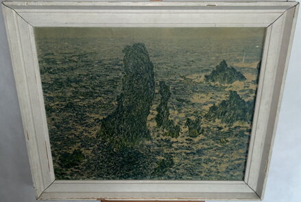 PYRAMIDY V PORT-COTONU - REPRODUKCE - MONET CLAUDE OSCAR