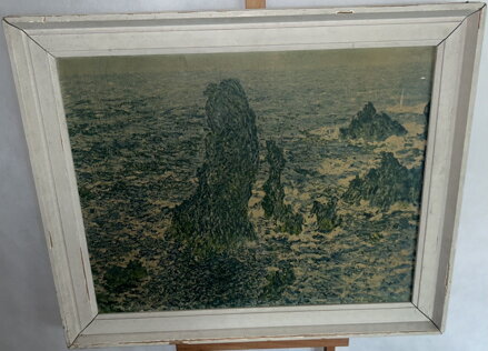 PYRAMIDY V PORT-COTONU - REPRODUKCE - MONET CLAUDE OSCAR