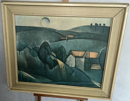 SAMOTÁŘSKÝ DŮM - REPRODUKCE - ROMAŇÁK PETER