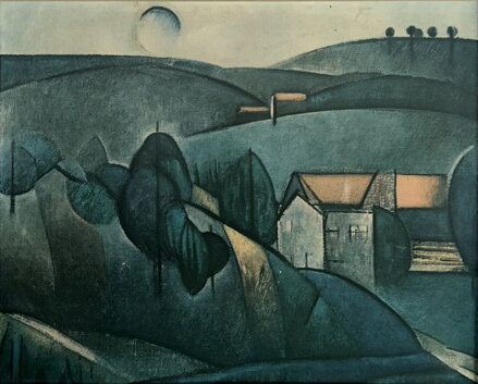 SAMOTÁŘSKÝ DŮM - REPRODUKCE - ROMAŇÁK PETER