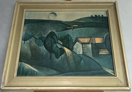 SAMOTÁŘSKÝ DŮM - REPRODUKCE - ROMAŇÁK PETER