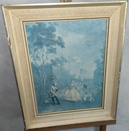 TANEČNICE MENUETU - GRUND KAREL JOSEF NORBERT - REPRODUKCE