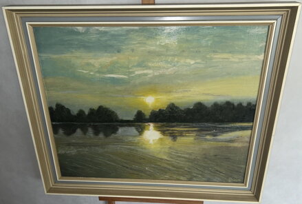 ZÁPAD SLUNCE NAD ŘEKOU - SLÁDEK