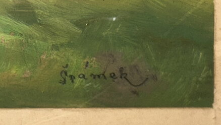 BŘÍZY U LESNÍHO POTOKU - SIGNOVÁN