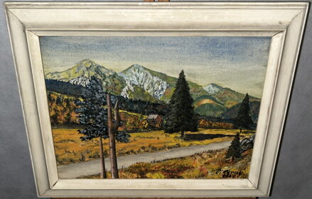 POHLED NA TATRY - ČERNÝ V.