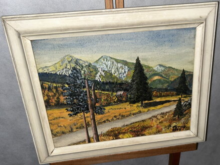 POHLED NA TATRY - ČERNÝ V.