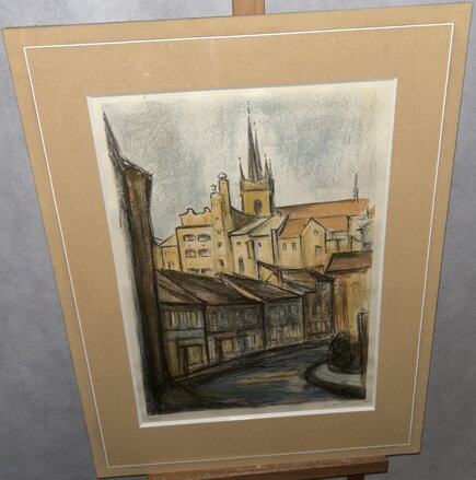 CHRUDIM, ULIČKA K ŠIROKÝM SCHODŮM - ŽÁKOVÁ ŠTRUPOVÁ SVĚTLA