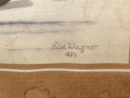 ZÁTIŠÍ S HROZNY A KAŠTANY - WAGNER